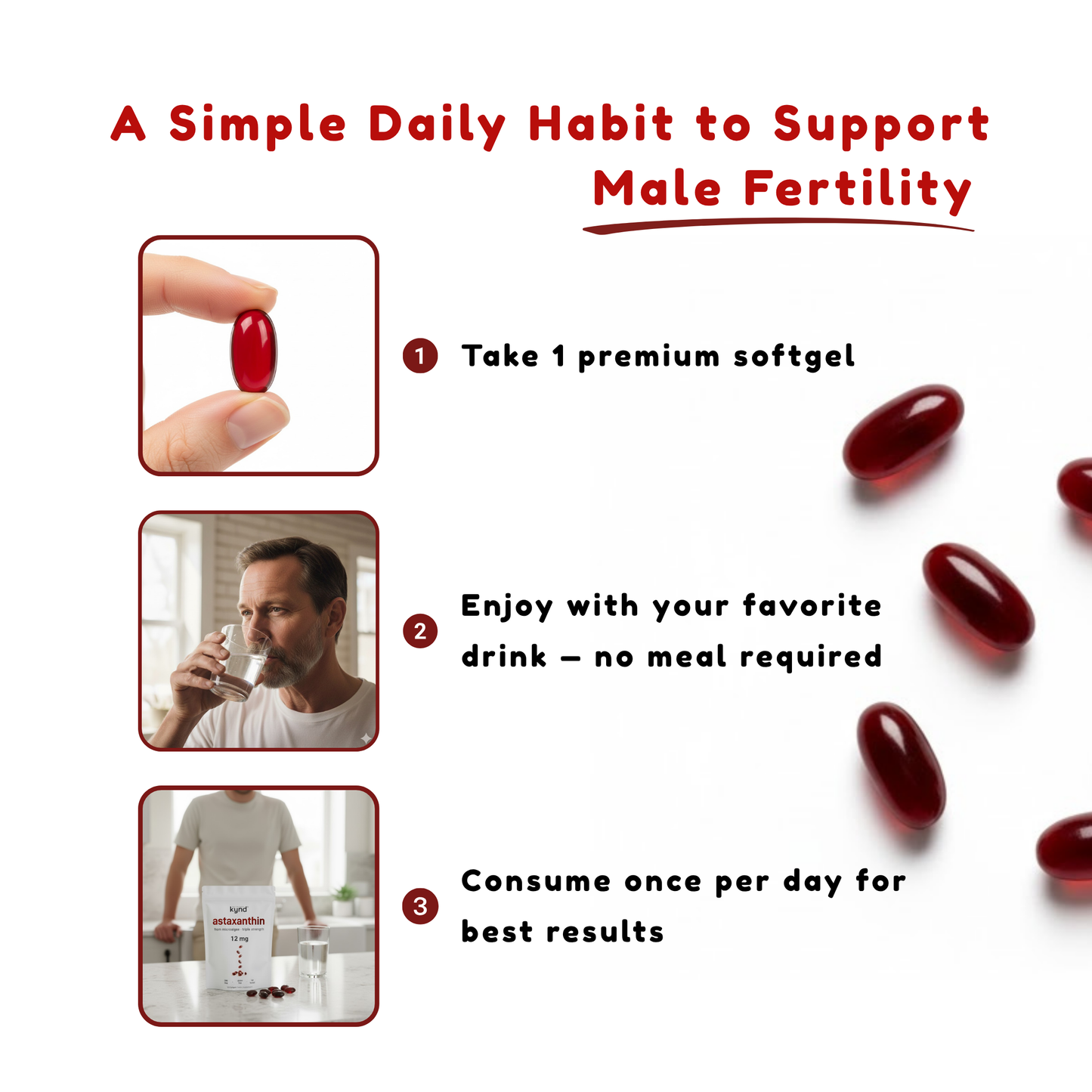 kynd™ Astaxanthin 12mg (120 Softgels)