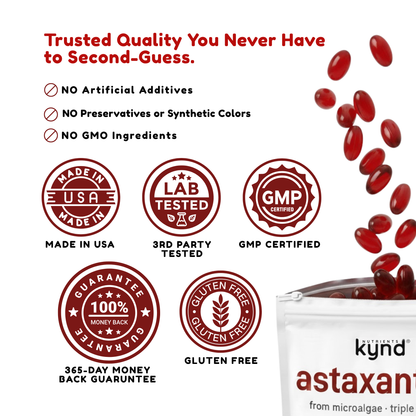 kynd™ Astaxanthin 12mg (120 Softgels)